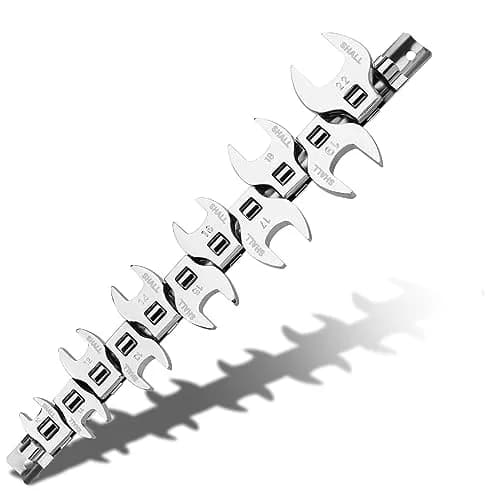 SHALL 3/8" Metric Crowfoot Wrench Set, 11-Piece (10-22mm) | Access Tight Spaces thumbnail 1