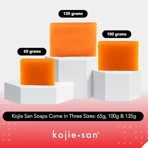 Kojie San Skin Brightening Soap 100g (6 Bars) | Kojic Acid Soap for Dark Spots & Hyperpigmentation thumbnail 2