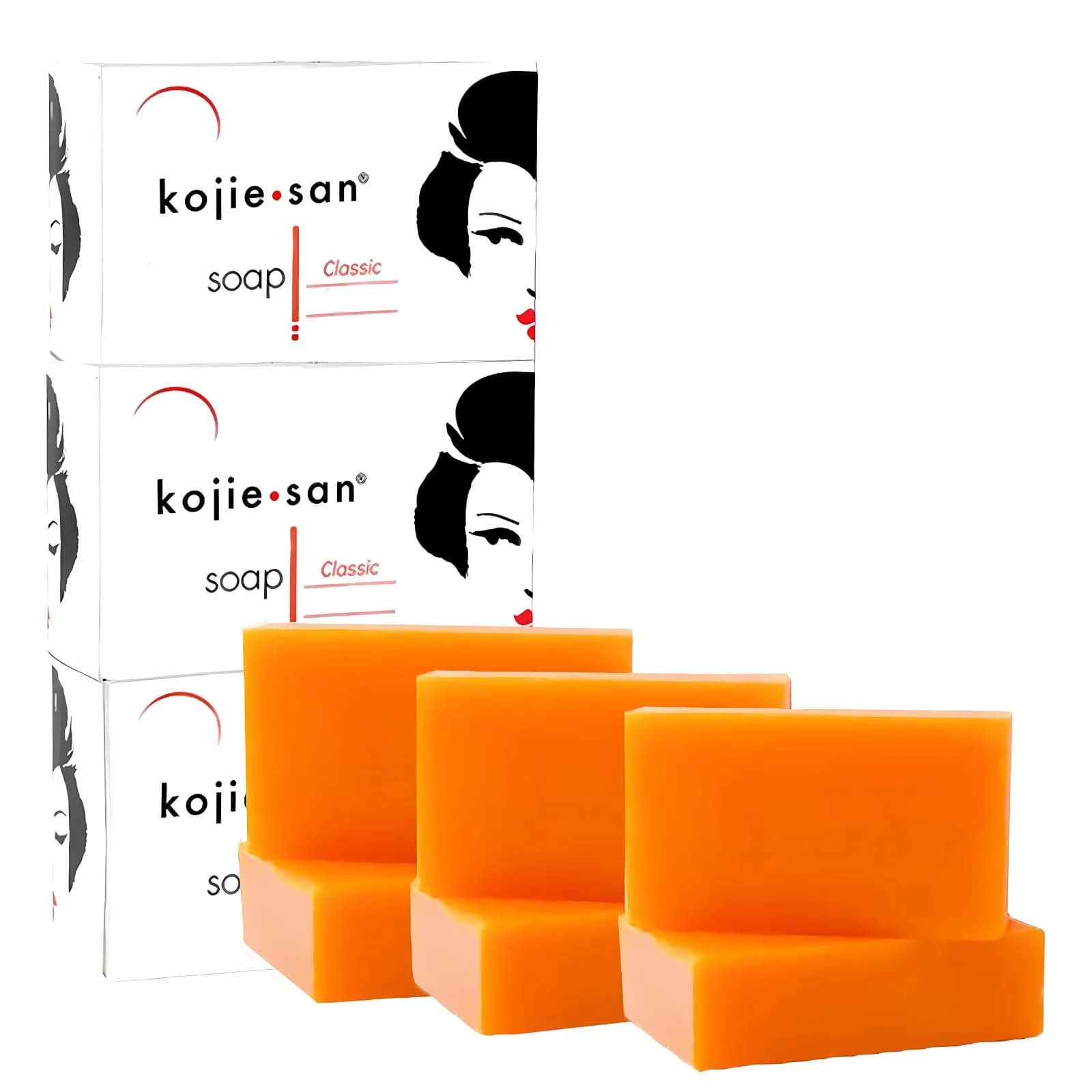 Kojie San Skin Brightening Soap 100g (6 Bars) | Kojic Acid Soap for Dark Spots & Hyperpigmentation - main product image