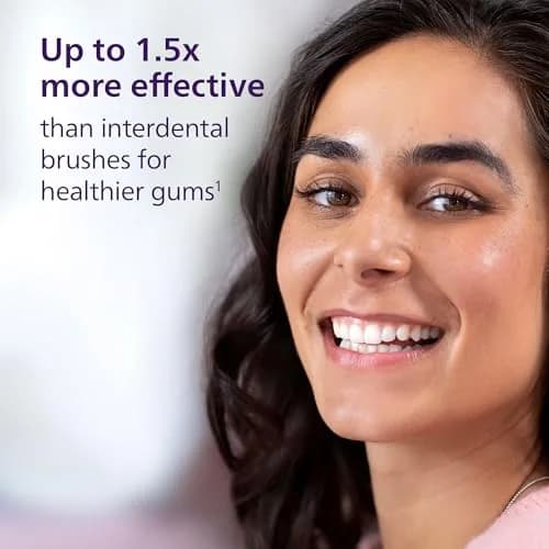 Philips Sonicare Cordless Power Flosser 3000 HX3826/23 | 250ml (8.45 Fl Oz) Quad Stream Water Flosser for Gum Health thumbnail 6