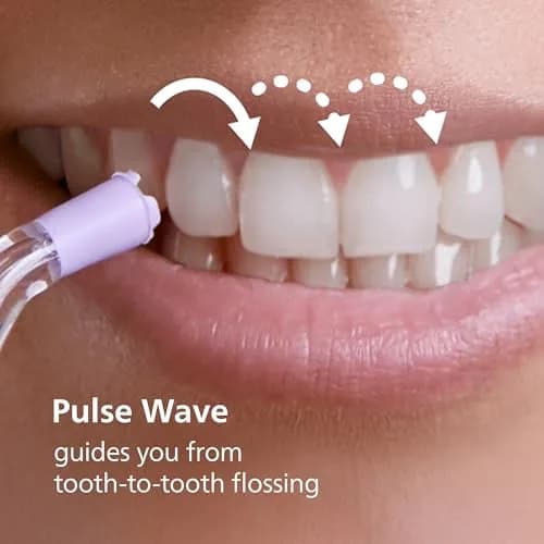 Philips Sonicare Cordless Power Flosser 3000 HX3826/23 | 250ml (8.45 Fl Oz) Quad Stream Water Flosser for Gum Health thumbnail 7