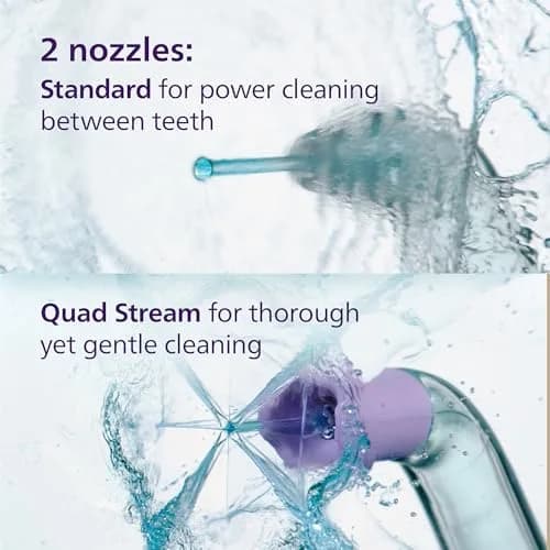 Philips Sonicare Cordless Power Flosser 3000 White Oral Irrigator | Quad Stream Technology thumbnail 6
