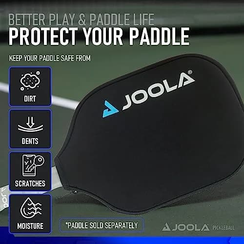 JOOLA Universal Pickleball Paddle Cover - Black Neoprene Sleeve | Fits Paddles Up to 8.5" Wide, 16.5" Long thumbnail 4