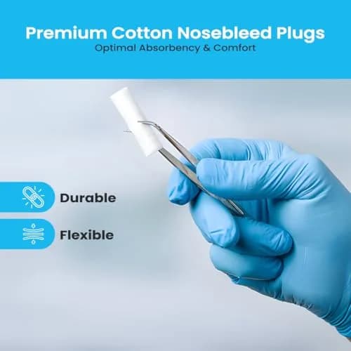AIM DENTAL SUPPLY Dental Cotton Rolls 200 Count (1.5 Inch) | FDA Approved Absorbent Plugs for Nosebleeds & Dental Use thumbnail 2