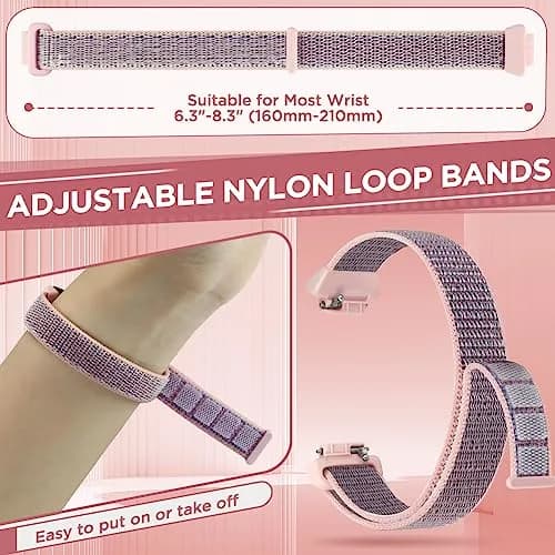 WNIPH Nylon Bands for Fitbit Inspire 3/2/HR/Ace 3/2 160-210mm (3-Pack) | Breathable Sport Replacement Straps thumbnail 4