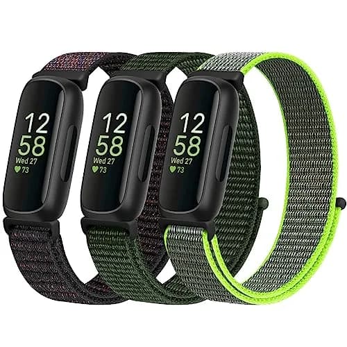WNIPH Nylon Bands for Fitbit Inspire 3/2/HR/Ace 3/2 160mm-210mm | Breathable Sport Replacement Straps thumbnail 1