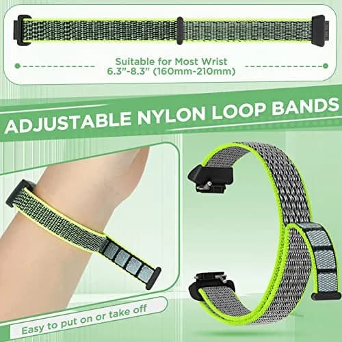 WNIPH Nylon Bands for Fitbit Inspire 3/2/HR/Ace 3/2 160mm-210mm | Breathable Sport Replacement Straps thumbnail 4