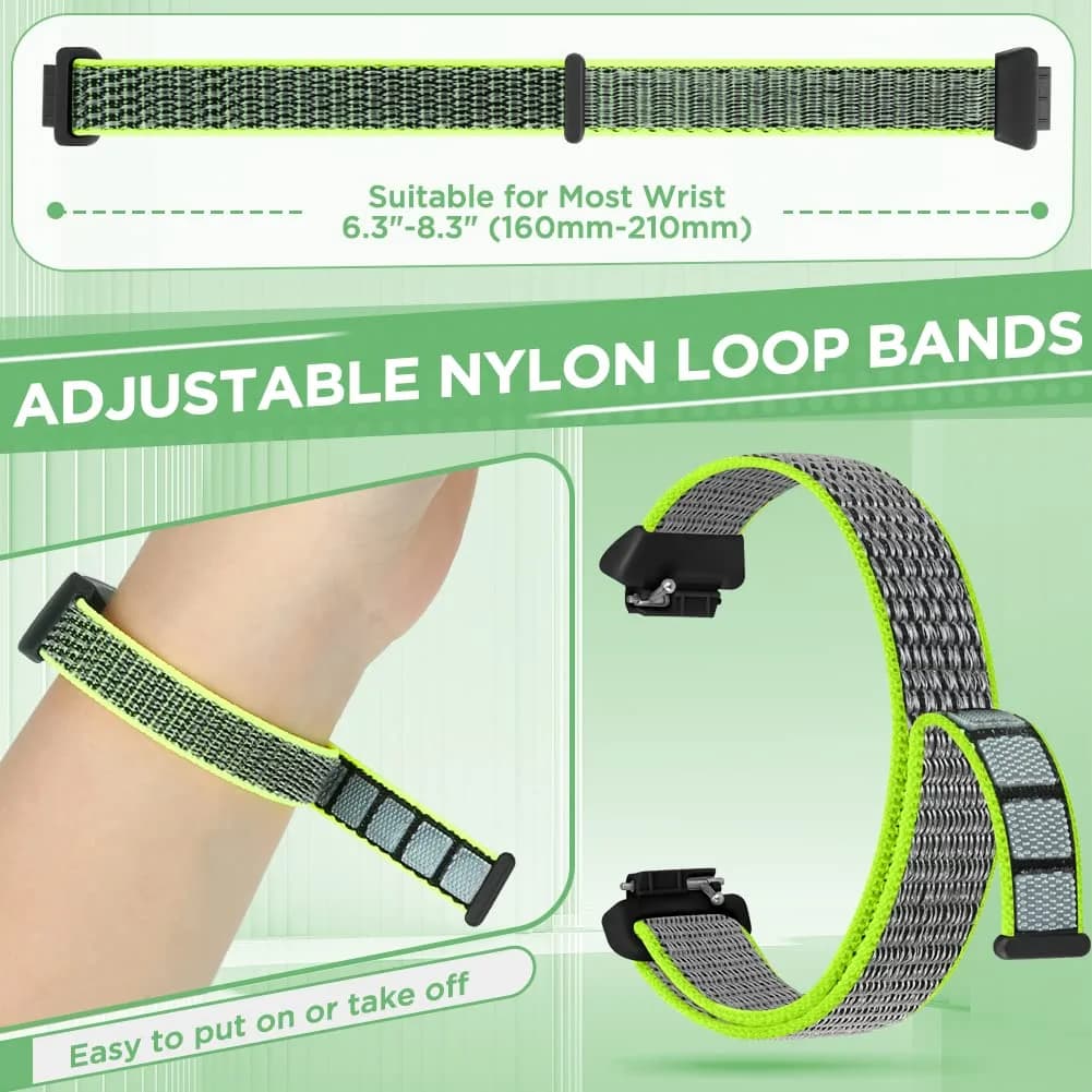 WNIPH Nylon Bands for Fitbit Inspire 3/2/HR/Ace 3/2 160mm-210mm | Breathable Sport Replacement Straps - view 4