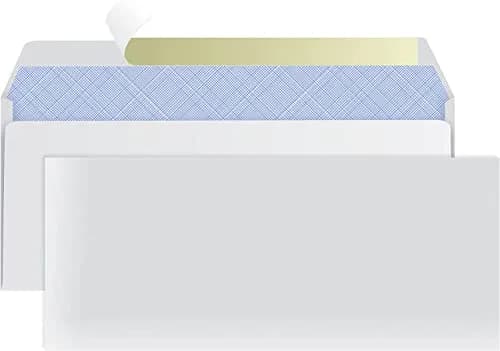 Splendoress #10 Envelopes Letter Size Self Seal | 200 Business Mailing Security Peel and Sealing Envelope | 4-1/8 x 9-1/2 Inches | 24 LB thumbnail 2