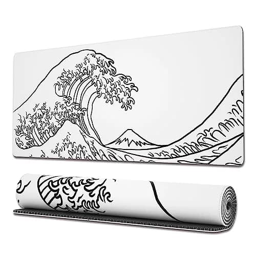 Ovenbird Gaming Mouse Pad with Stitched Edges 31.5 x 11.8 in | Anti-Slip Large Desk Mat for Gamers & Designers thumbnail 1
