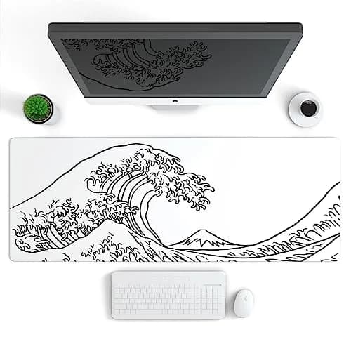 Ovenbird Gaming Mouse Pad with Stitched Edges 31.5 x 11.8 in | Anti-Slip Large Desk Mat for Gamers & Designers thumbnail 2