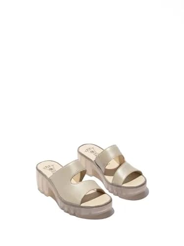 Fly London Tech493fly Women's Sandal Silver 10 | Cushioned Heel & Toe Insole for Comfort thumbnail 2