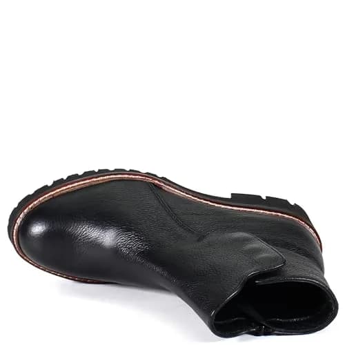 Diba True Light Pier Round Toe Zippered Casual Boots 9.5 M | Ankle Mid Heel 2-3" Black thumbnail 5