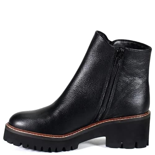 Diba True Light Pier Round Toe Zippered Casual Boots 9.5 M | Ankle Mid Heel 2-3" Black thumbnail 7