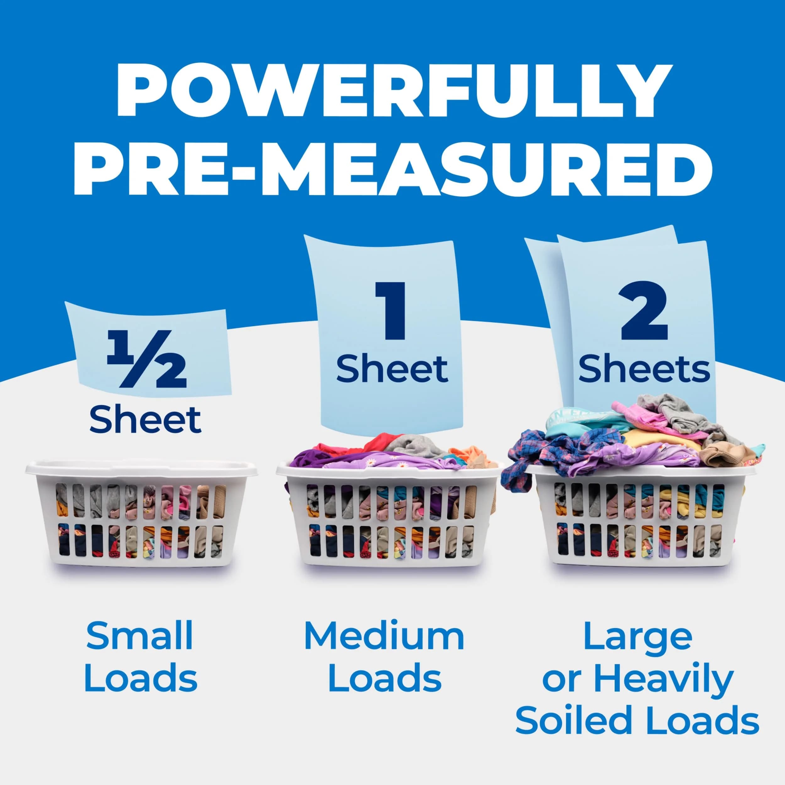 Arm & Hammer 5-in-1 Power Sheets Laundry Detergent, Fresh Linen, 50 Count | Eco-Friendly Concentrated Formula - view 7