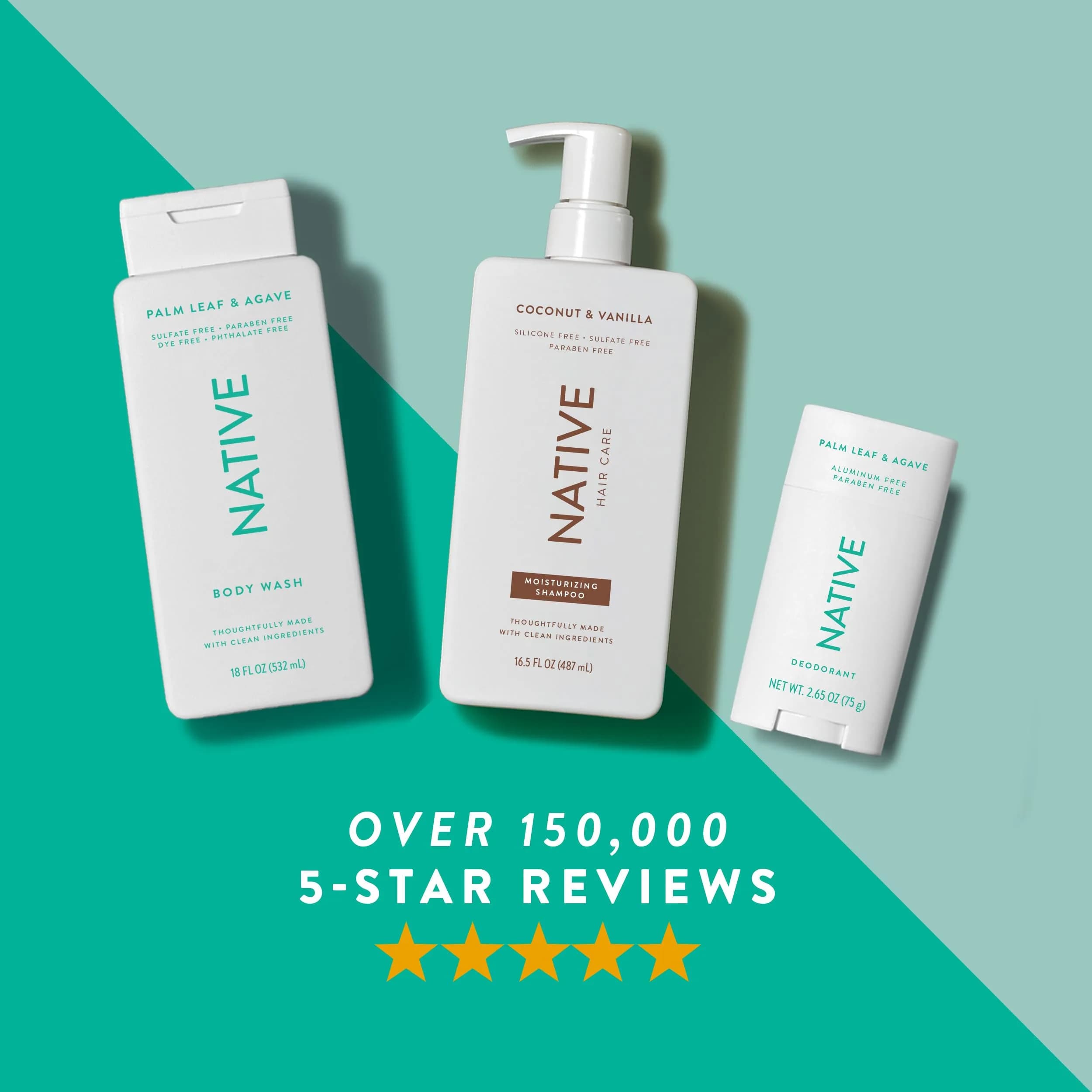 Native Palm Leaf & Agave Deodorant for Women and Men, 76.5 g (2.65 oz) | 72-Hour Odor Control - view 7