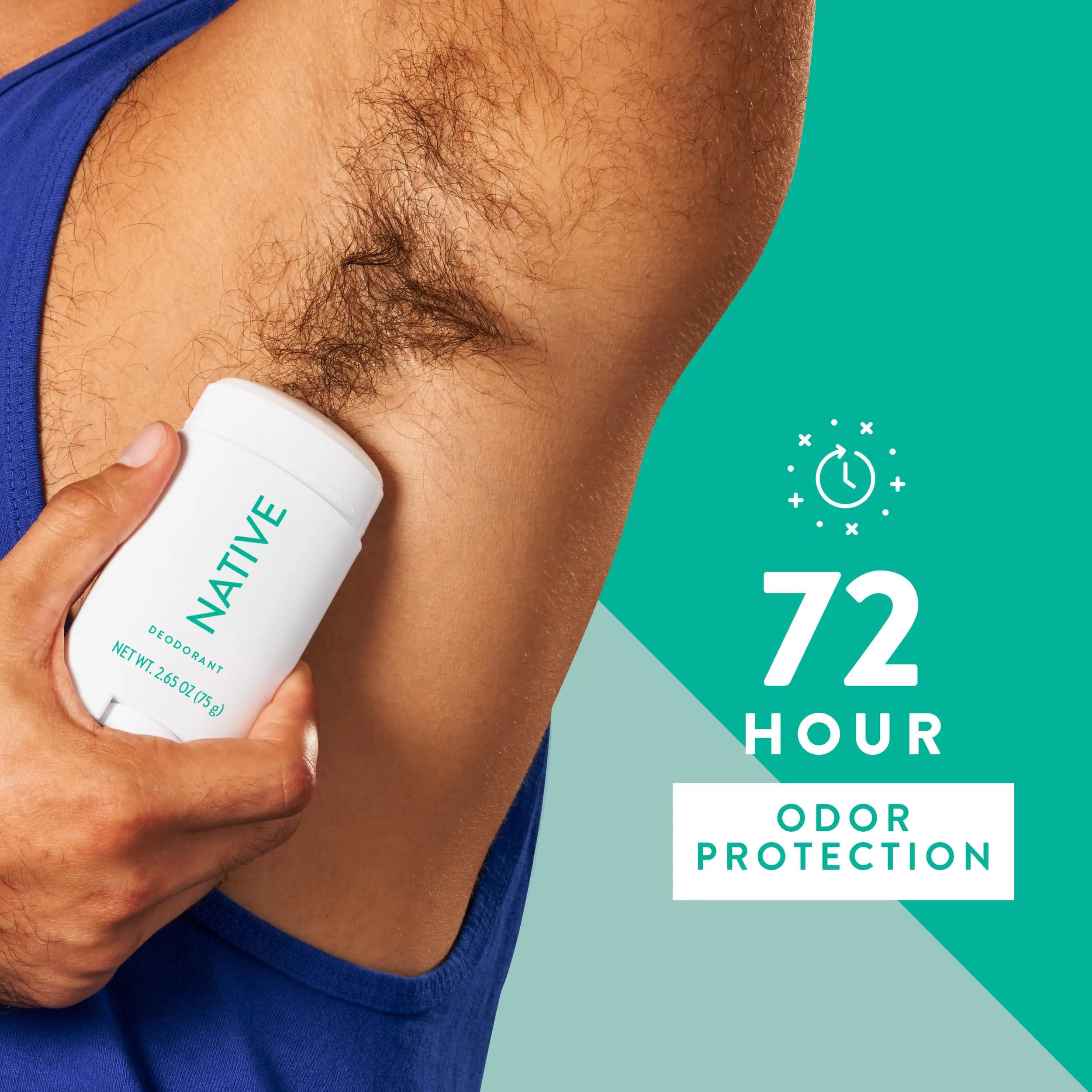 Native Palm Leaf & Agave Deodorant for Women and Men, 76.5 g (2.65 oz) | 72-Hour Odor Control thumbnail 3