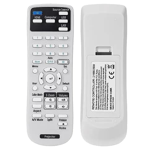 Litance Projector Remote Control 2198635 | Universal Epson Projector Replacement thumbnail 1