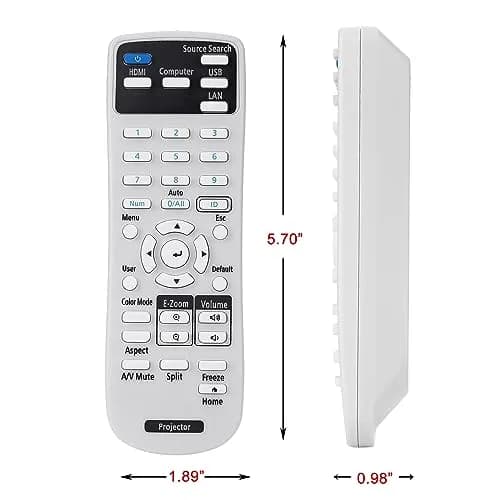 Litance Projector Remote Control 2198635 | Universal Epson Projector Replacement thumbnail 4