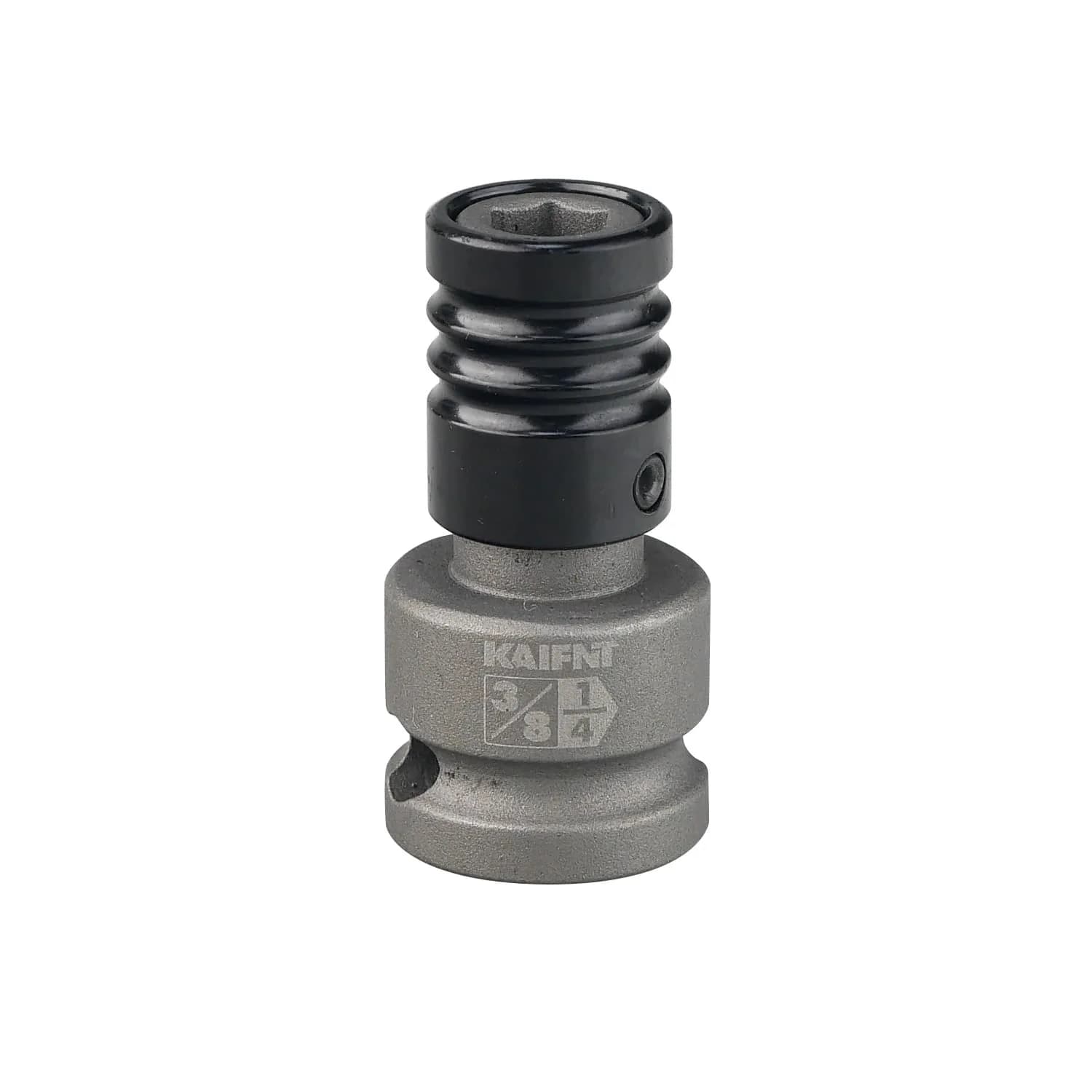 KAIFNT 3/8-inch Drive to 1/4-inch Hex Impact Adapter | Quick Change Impact Socket - main product image