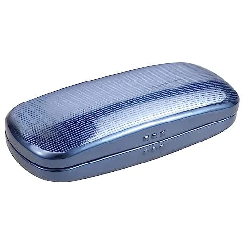 Hifot Metal Eyeglass Case, Hard Shell, Aluminum Spectacles Box, 15.5x6.5cm | Stylish & Durable Eyewear Protection thumbnail 1