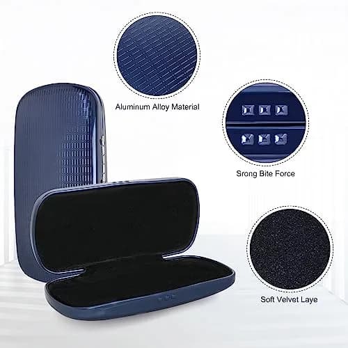 Hifot Metal Eyeglass Case, Hard Shell, Aluminum Spectacles Box, 15.5x6.5cm | Stylish & Durable Eyewear Protection thumbnail 4