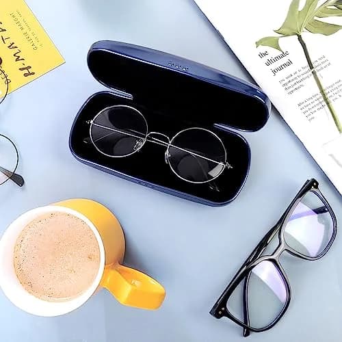 Hifot Metal Eyeglass Case, Hard Shell, Aluminum Spectacles Box, 15.5x6.5cm | Stylish & Durable Eyewear Protection thumbnail 5