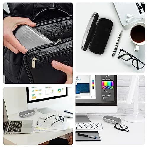Hifot Metal Eyeglass Case, Hard Shell, Aluminum Spectacles Box, 15.5x6.5cm | Stylish & Durable Eyewear Protection thumbnail 6