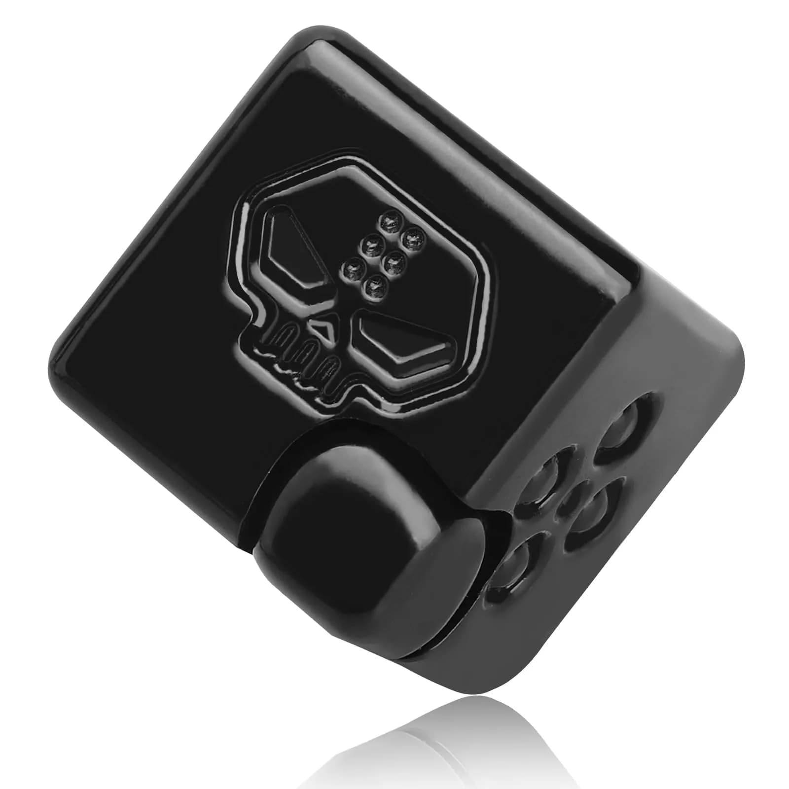 Dilabnba 2-in-1 Metal Infinity Cube Spinner Fidget Toy for Adults Teens, Black | ASTM-Tested for Safe Play - main product image