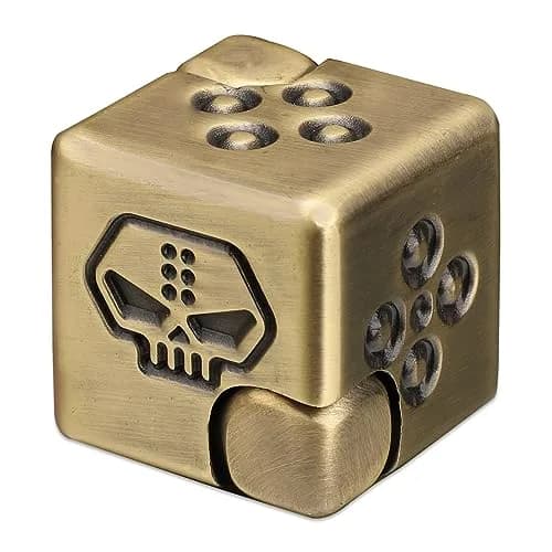 Dilabnba Metal Infinity Cube Spinner 150g (5.3oz) | Smooth 2-in-1 Fidget Toy for Focus & Stress Relief thumbnail 1