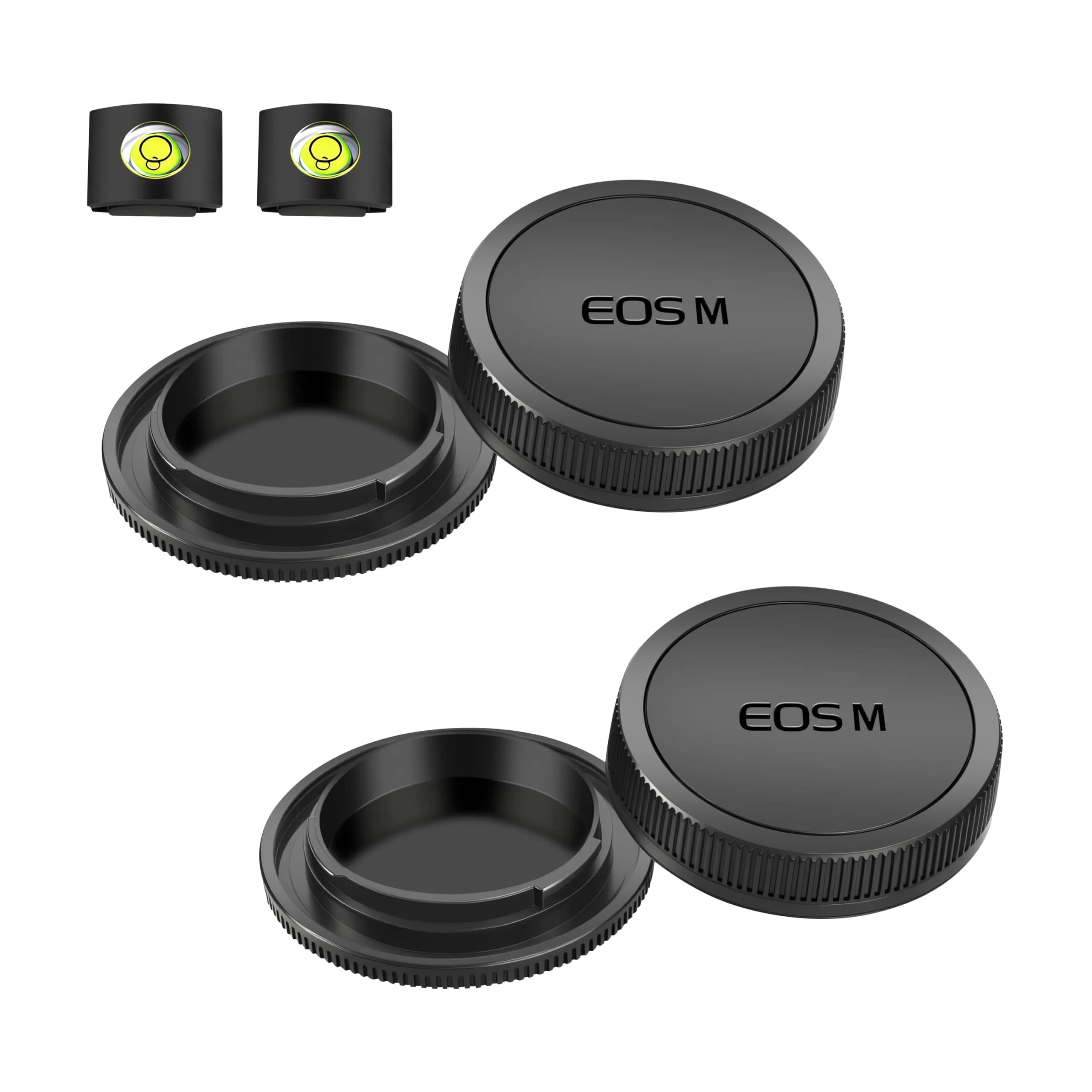 ULBTER EF-M Mount Body Cap Rear Lens Cover for Canon EOS M50 M6 M200 2Pack | Dust & Damage Protection — for Canon M Mount