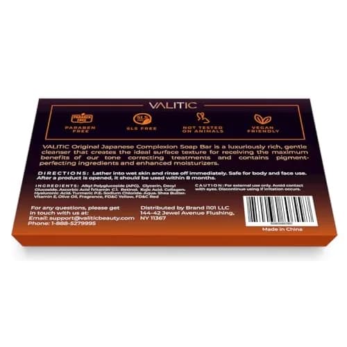 VALITIC Kojic Acid Dark Spot Remover Soap Bars 156g (5.5 oz) | Japanese Complex for Even Tone thumbnail 3