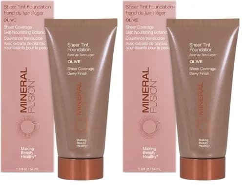 Mineral Fusion Sheer Tint Foundation Olive 3.6 fl oz (106 ml) | Age-Defying Antioxidant Protection thumbnail 1