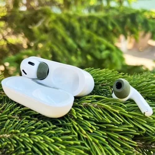 Comply Original Memory Foam Replacement Earbud Tips for Apple AirPods Pro 1 & 2 (3 Pairs, Pine Green) | Ultimate Comfort & Secure Fit thumbnail 5