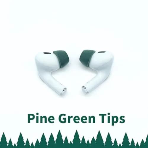 Comply Original Memory Foam Replacement Earbud Tips for Apple AirPods Pro 1 & 2 (3 Pairs, Pine Green) | Ultimate Comfort & Secure Fit thumbnail 6