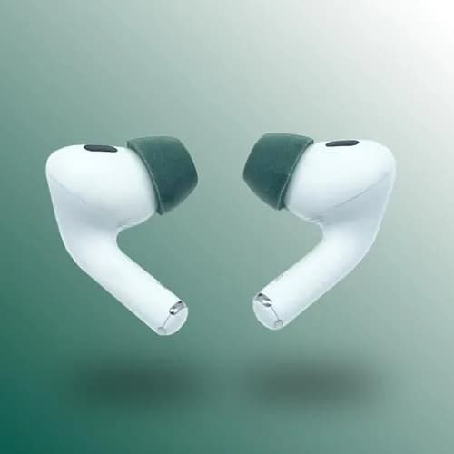 Comply Original Memory Foam Replacement Earbud Tips for Apple AirPods Pro 1 & 2 (3 Pairs, Pine Green) | Ultimate Comfort & Secure Fit thumbnail 2