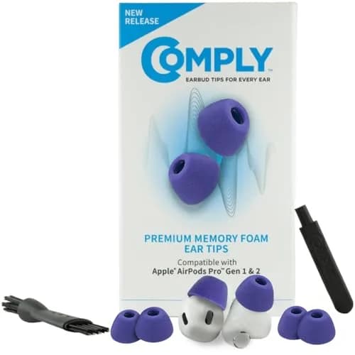 COMPLY Original Memory Foam Replacement Earbud Tips for Apple AirPods Pro 1 & 2 | Ultra Comfort & Noise Isolation thumbnail 1