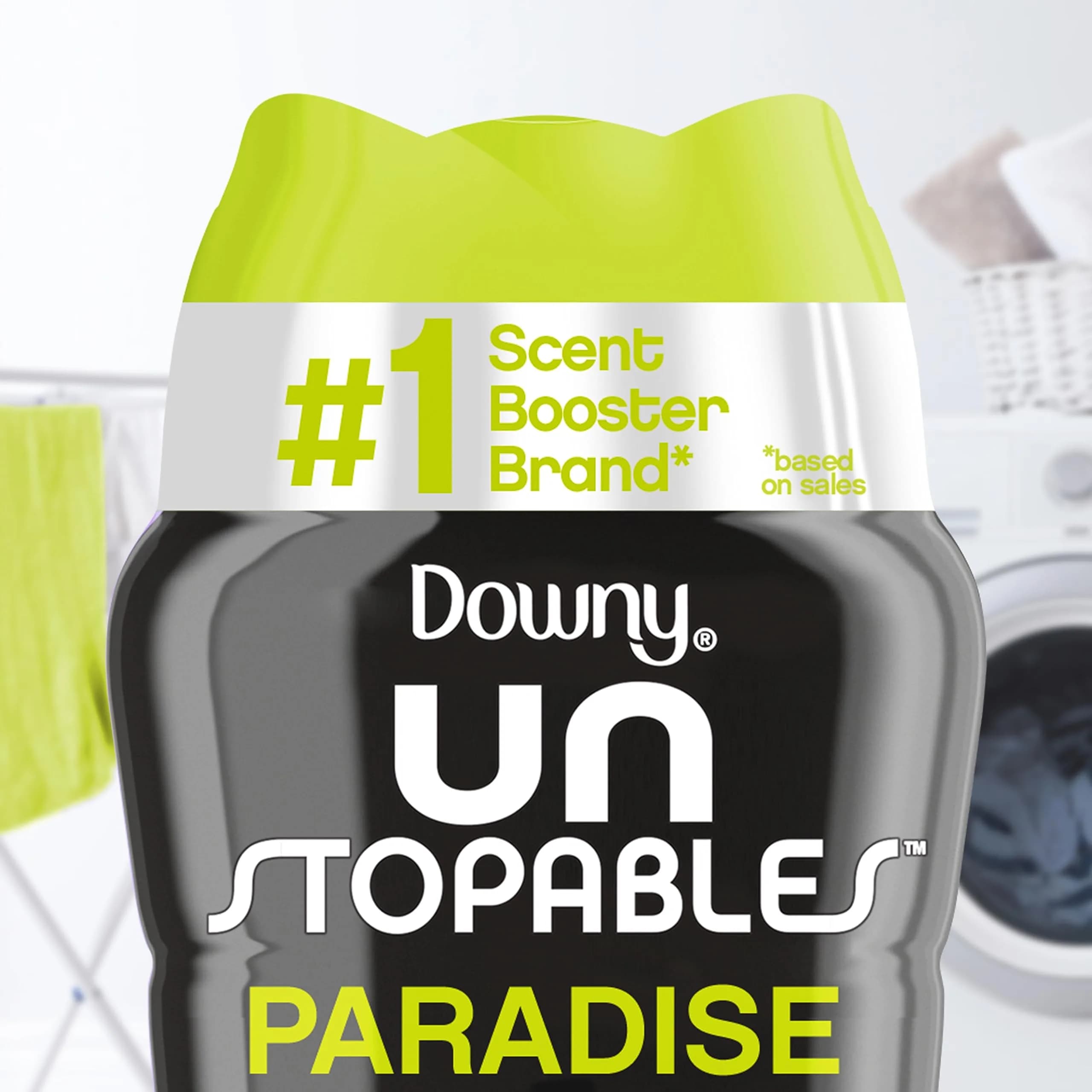 Downy Unstopables In-Wash Scent Booster Beads, Paradise Scent, 12.2 oz (346 g) | Fights Odors & Lasts 6X Longer thumbnail 4