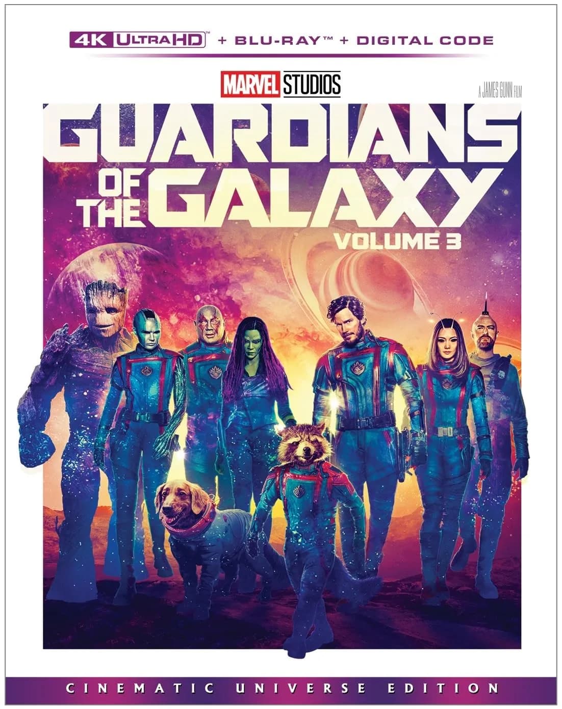 Disney Guardians of the Galaxy Vol. 3 [4K UHD] | Action/Adventure Movie with Digital Copy (120 min)