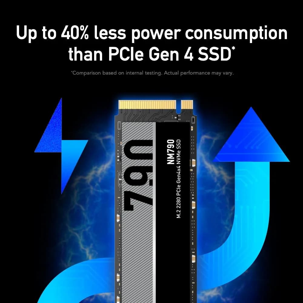 Lexar 4TB NM790 Internal NVMe SSD 4000 GB (4 TB) | PCIe Gen 4x4 M.2 2280 - view 4