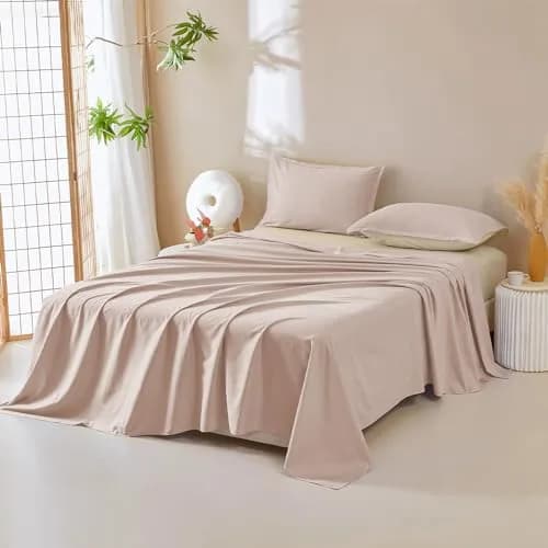 DUJUIKE Waterproof Bed Cover for Dog and Cats | 98x90 inch Cal King Bed Sheet | Breathable & Waterproof thumbnail 6