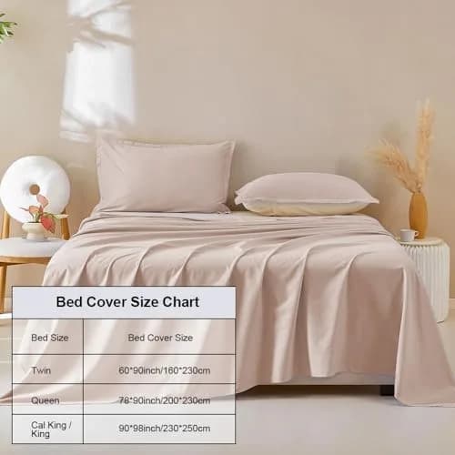 DUJUIKE Waterproof Bed Cover for Dog and Cats | 98x90 inch Cal King Bed Sheet | Breathable & Waterproof thumbnail 3