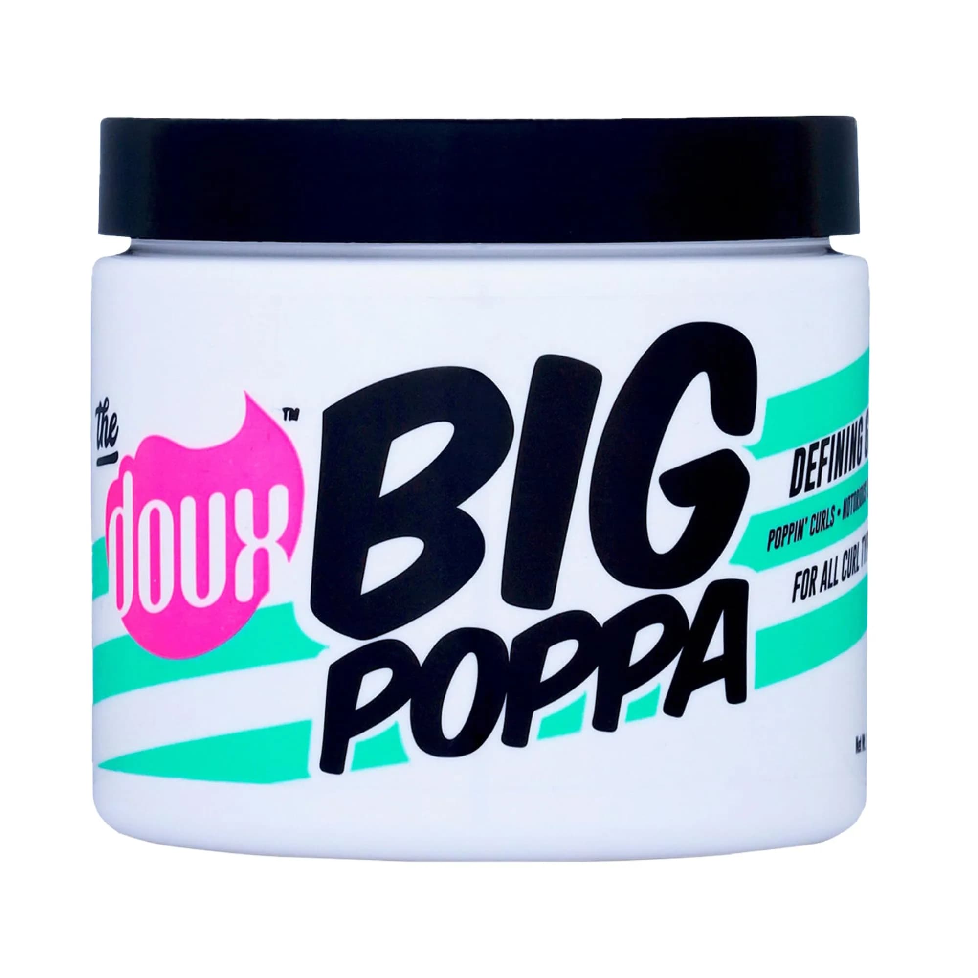 The Doux Big Poppa Curl Defining Gel, 16 oz | Frizz Control & Soft Hold for Curly Hair