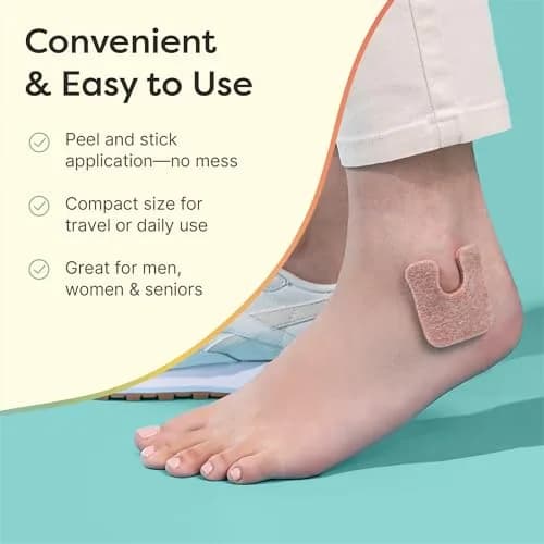 ZenToes U-Shaped Felt Callus Pads, 48 Count | Medical-Grade Felt Cushions for Foot Pain Relief thumbnail 5