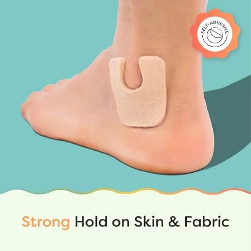 ZenToes U-Shaped Felt Callus Pads, 48 Count | Medical-Grade Felt Cushions for Foot Pain Relief thumbnail 7