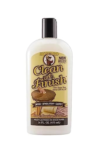 HOWARD Clean-A-Finish Wood & Upholstery Cleaner 16 oz | Versatile Surface & Stain Remover thumbnail 1