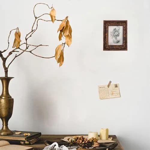 SIKOO Vintage Ornate Picture Frame 2.5x3.5 Inch (6.35x8.89 cm) | Hand-Carved Resin with Glass Front thumbnail 6