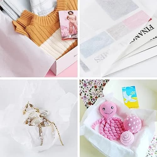 Simetufy White Tissue Paper 24 x 36 Inches (32 Sheets) | Acid-Free & Recyclable for Gifts & Crafts thumbnail 6
