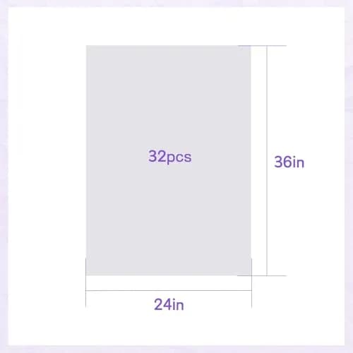 Simetufy White Tissue Paper 24 x 36 Inches (32 Sheets) | Acid-Free & Recyclable for Gifts & Crafts thumbnail 2