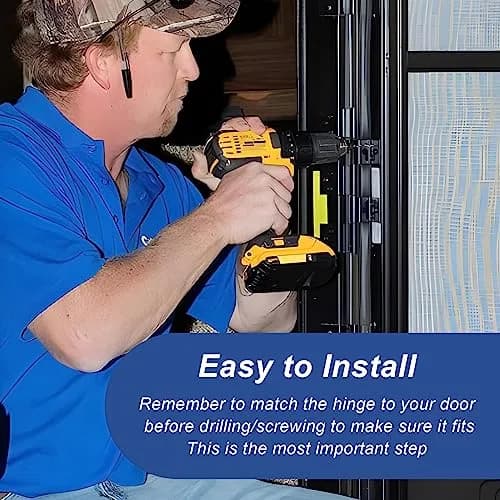 Ximoon RV Entry Door Friction Hinge Kit for 5th Wheel | Durable RV Hardware Upgrade thumbnail 5